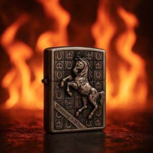 فندک Zippo بنزینی طرح اسب  (مدل A15) کد 2363