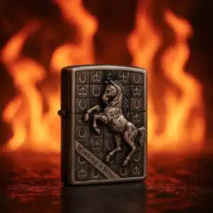 فندک Zippo بنزینی طرح اسب  (مدل A15) کد 2363