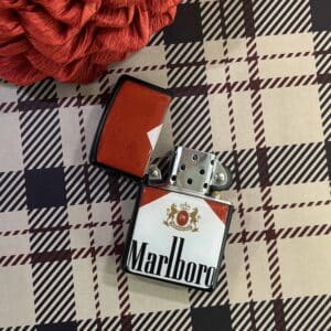 فندک گازی شعله ی شمعی طرح (Marlboro) کد 3321