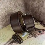 کمربند چرم مصنوعی مردانه کد (4558)
