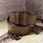 کمربند چرم مصنوعی مردانه کد (4560)
