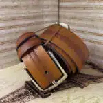 کمربند چرم مصنوعی مردانه کد (4561)