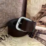 کمربند چرم مصنوعی مردانه کد (4580)