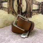 کمربند چرم مصنوعی مردانه کد (4596)