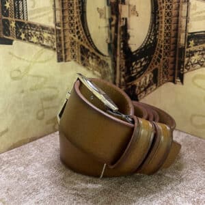 کمربند چرم مصنوعی مردانه کد (4598)