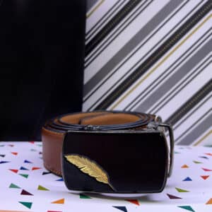 کمربند چرم مردانه ریلی کد (4077)
