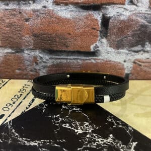 دستبند چرم مردانه کد (1277)