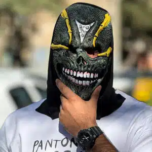 ماسک ترسناک سلیکونی  هالووینی کد (3040)