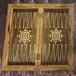 تخته نرد چوب گردو کد (7415)