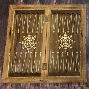 تخته نرد چوب گردو کد (7415)