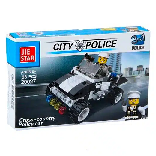 لگو ساختنی مدل ماشین پلیس کد (1523)