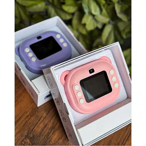 دوربین عکاسی دیجیتال چاپ فوری کودک (۲ لنز) با فلش کد (1536)