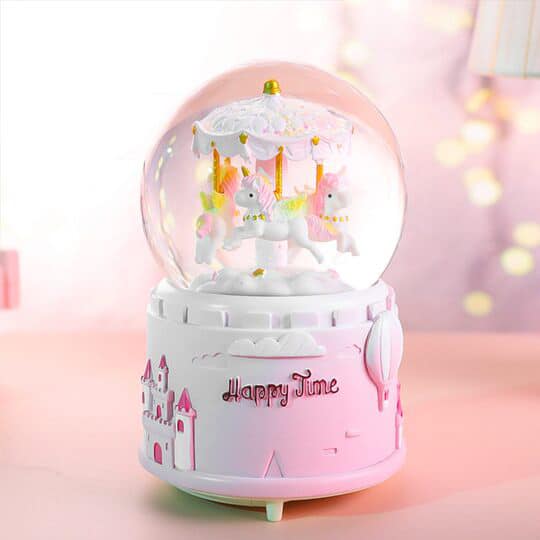 گوی موزیکال مدل اسب تک شاخ کد (1572)