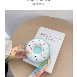 کیف سیلیکونی طرح دونات کد (1350)