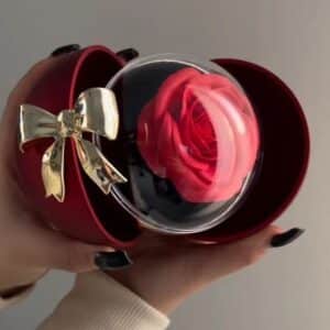 جعبه گل رز جاودان معطر کد (4970)