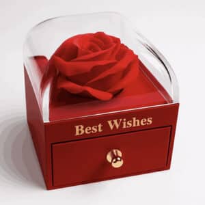 جعبه گل رز جاودان معطر کد (4971)