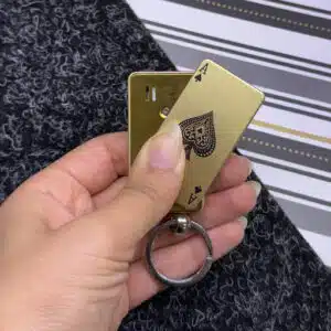 فندک المنتی فلزی طرح پاسور کد (5806)