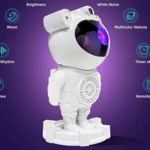 چراغ کهکشانی موزیکال طرح ربات فضانورد کد (8636)