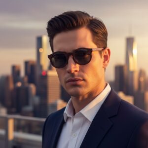 عینک چوبی مدل نورزاد کد (4082)