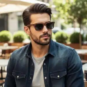 عینک چوبی مدل بهراد کد (4084)