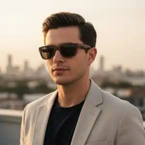 عینک چوبی مدل بهزاد کد (4086)