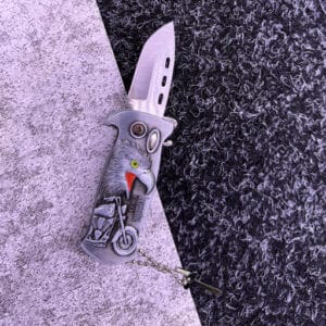 فندک چاقودار طرح عقاب کد (5847)