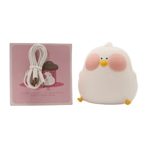 چراغ خواب سیلیکونی طرح جوجه لپ گلی کد (4183)