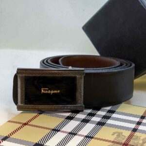 کمربند مردانه ریلی چرم مصنوعی کد (6073)