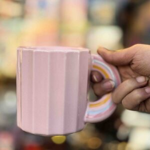 ماگ فانتزی رنگین کمون کد (1053)