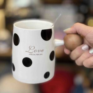 ماگ فانتزی طرح خالدار کد (1060)