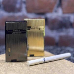 فندک اتمی دوشعله گاز نما LIGHTER کد (8893)