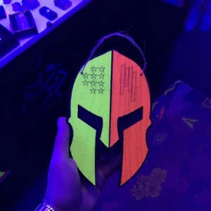 تابلو بلک لایت طرح کلاهخود کد (9505)