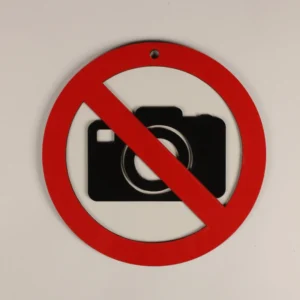 تابلو بازدارنده مدل عکسبرداری ممنوع کد (9511)