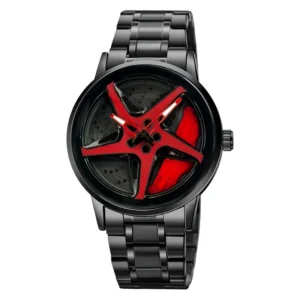 ساعت مچی عقربهای کوارتز مردانه مدل صفحه رینگ چرخان کد (8044)