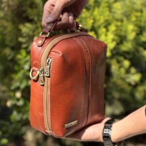 کیف دوشی چرم طبیعی چرمسال کد (7781)