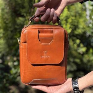 کیف دوشی چرم طبیعی چرمسال کد (7783)