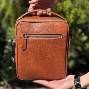 کیف دوشی چرم طبیعی کد (7782)