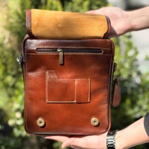 کیف دوشی چرم طبیعی GABRIEL کد (7784)