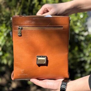 کیف دوشی چرم طبیعی چرمسال کد (7785)