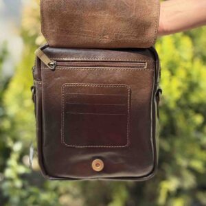 کیف دوشی چرم طبیعی GABRIEL کد (7788)