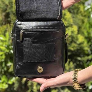 کیف دوشی چرم طبیعی چرمسال کد (7791)