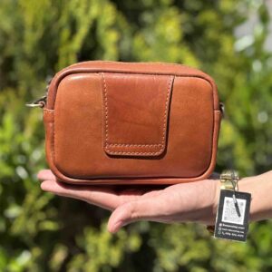 کیف دوشی چرم طبیعی کد (7793)