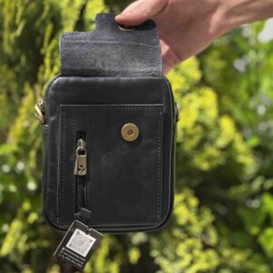 کیف دوشی چرم طبیعی چرمسال کد (7798)