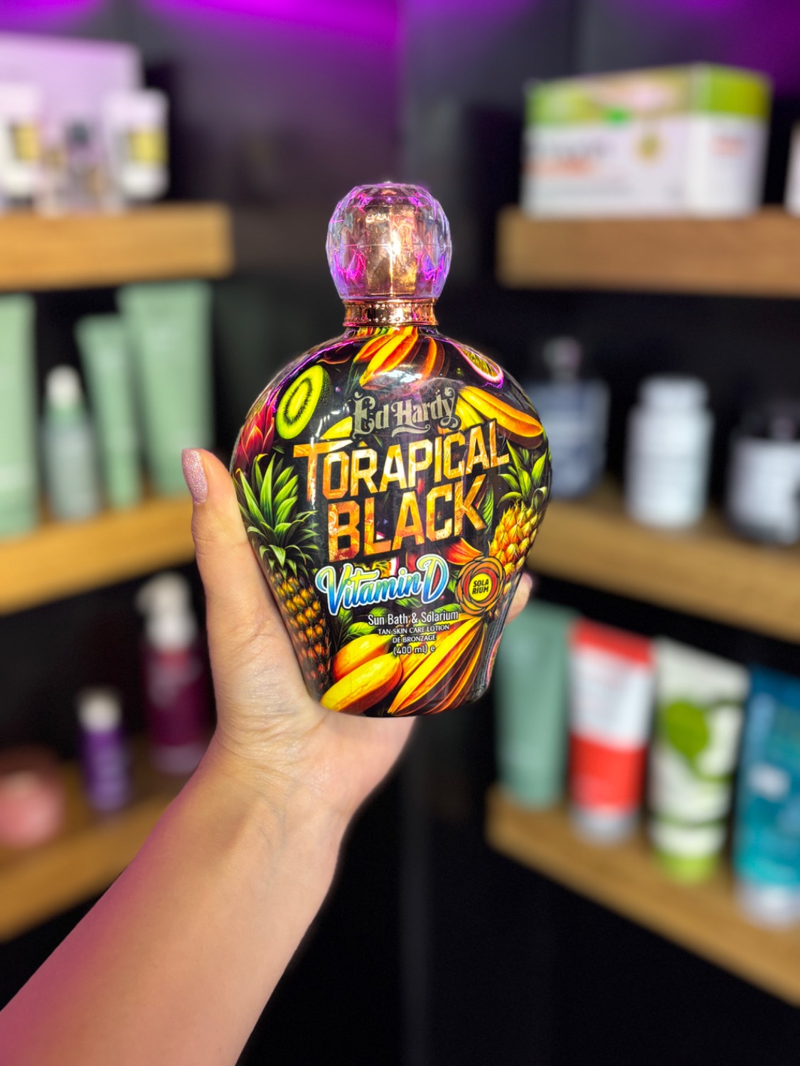 لوسیون سولاریوم ادهاردی مدل Torapical Black حجم 400 میل کد (3129)