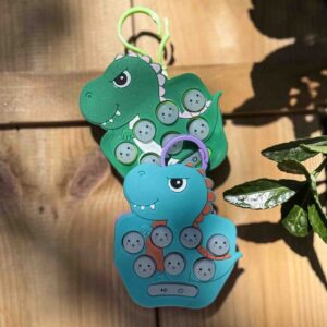 Musical and lighted puppet game, dinosaur design, code (8489)