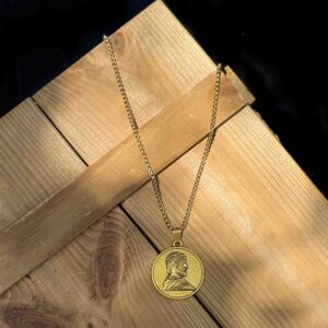 گردنبند استیل طرح کوروش کد (5255)
