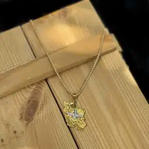 گردنبند استیل طرح IRAN کد (5260)