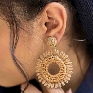 گوشواره ترند حصیری کد (8768)