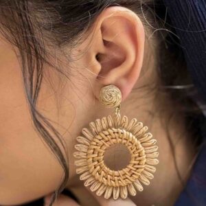 گوشواره ترند حصیری کد (8768)