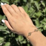 دستبند زنانه طرح طلا کد (3766)